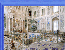 Tablet Screenshot of baroquemusic.org